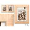 CADRE PHOTO BORD DORÉ ASSORTI 2 13X18CM