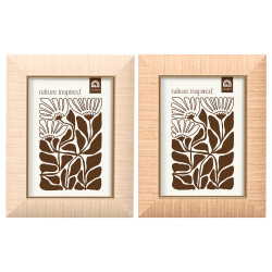 PHOTO FRAME GOLDEN EDGE ASRT 2 13X18CM