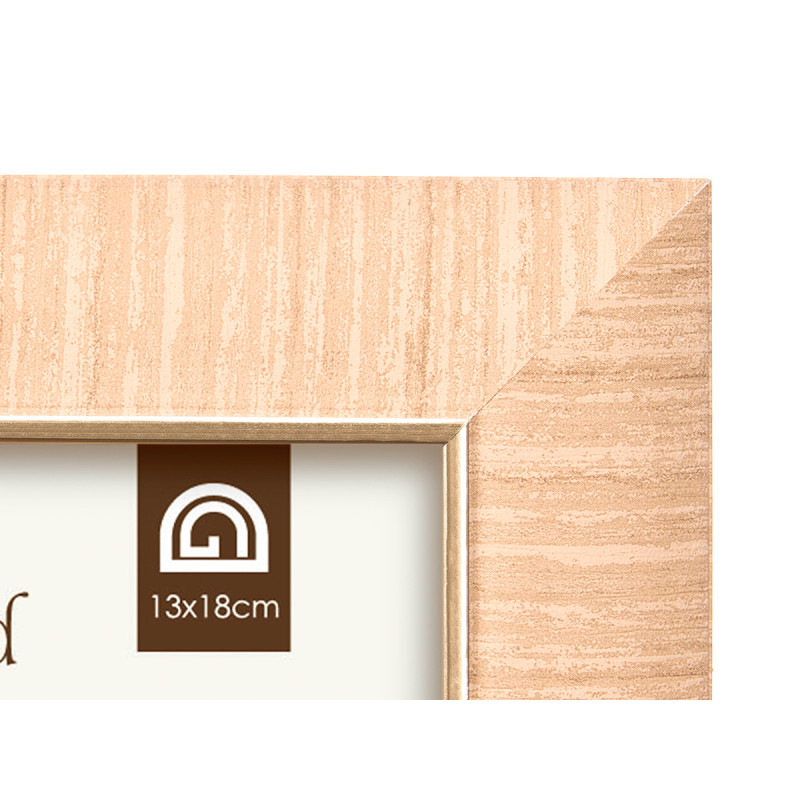 PHOTO FRAME GOLDEN EDGE ASRT 2 13X18CM