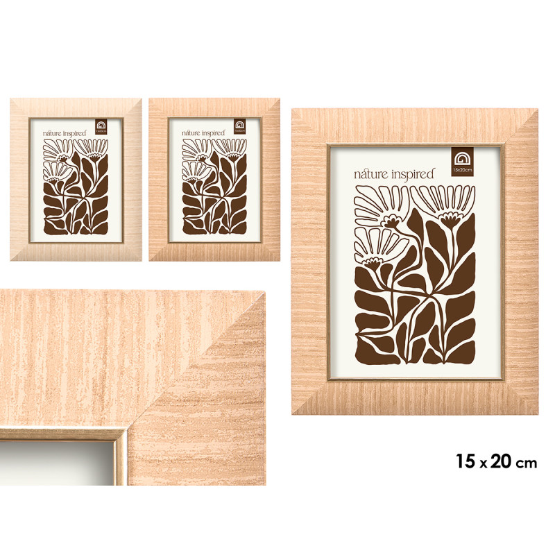 PHOTO FRAME GOLDEN EDGE ASRT 2 15X20CM