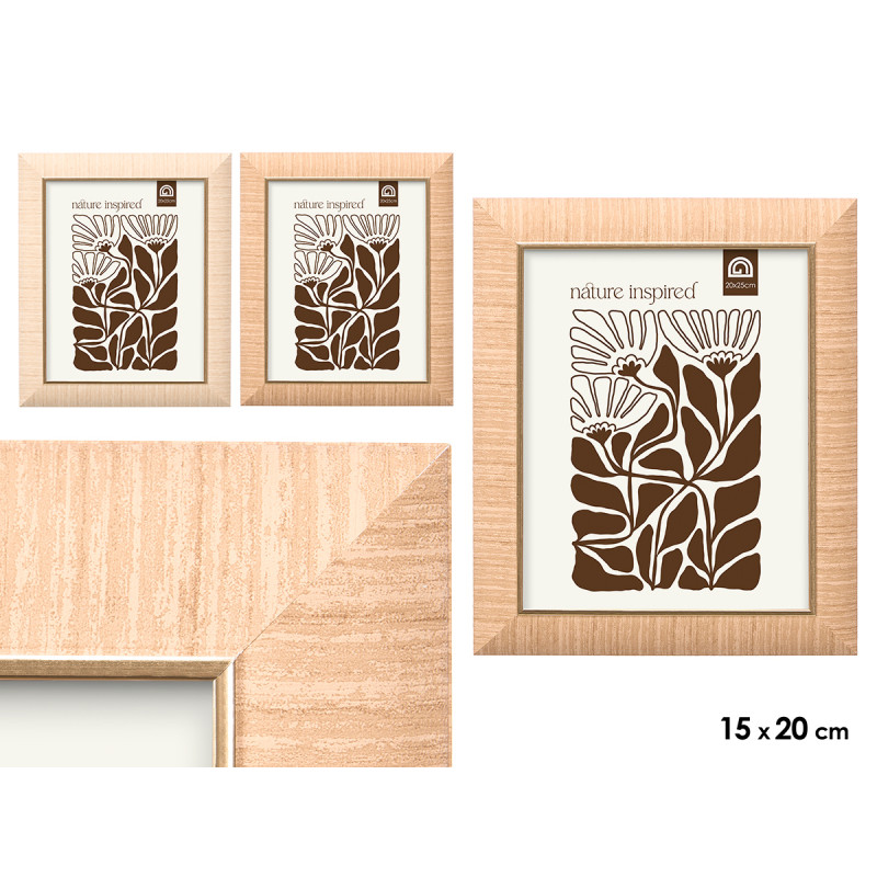 PHOTO FRAME GOLDEN EDGE ASRT 2 20X25CM