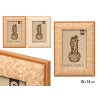 PHOTO FRAME BRAIDED FINISH ASRT 2 10X15CM