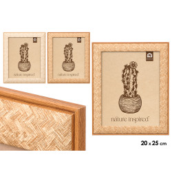 PHOTO FRAME BRAIDED FINISH ASRT 2 20X25CM