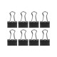 SET 8 PINZE CLIP NERO PICCOLE