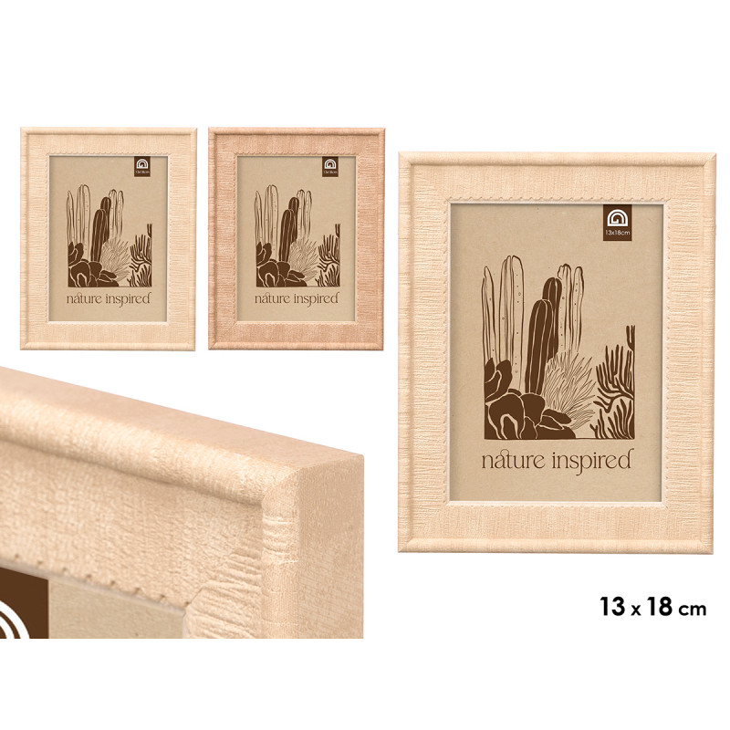 EMBOSSED PHOTO FRAME ASRT 2 13X18CM