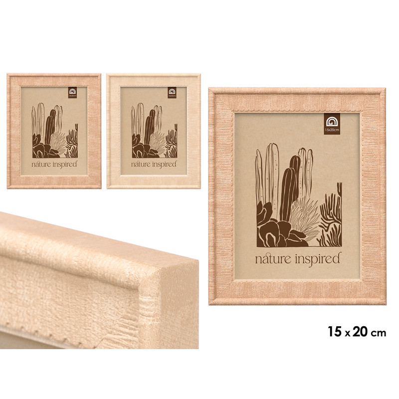 EMBOSSED PHOTO FRAME ASRT 2 15X20CM