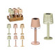 LAMPE SOLAIRE SUR PIED ASSORT 2 MODÈLES 3 COULEURS