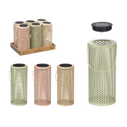 LAMPE SOLAIRE RONDE HAUTE POINTS ASSORTIS 3 COUL