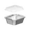 SET 12 ALUMINUM CONTAINER WITH LID