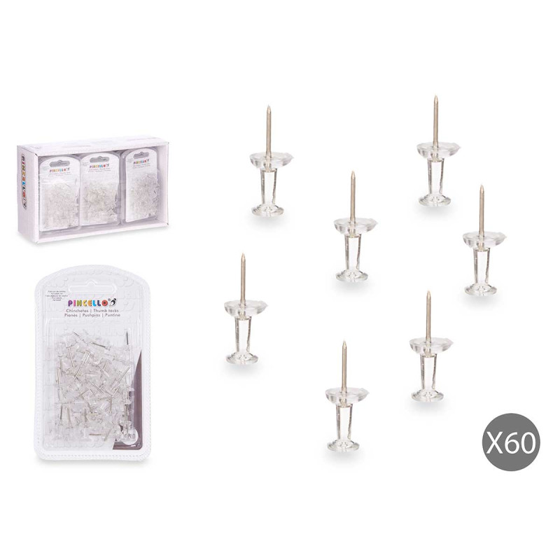 SET 60 PUNTINE DA DISEGNO TRASPARENTI