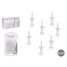 SET 60 CHINCHETAS TRANSPARENTES