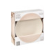 PIATTO PIANO 27 CM INCISO BEIGE 
