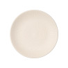ASSIETTE PLATE 27 CM  GRAVÉE BEIGE