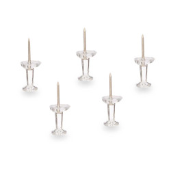 SET 60 CHINCHETAS TRANSPARENTES