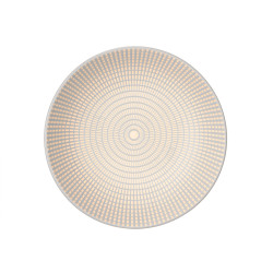 PLATO HONDO 20,5 CM GRABADO GRIS