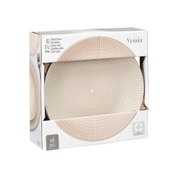 DINNER PLATE ENGRAVED GREY 27 CM