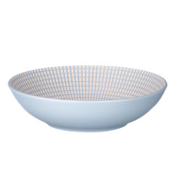 PRATO FUNDO 20,5 CM GRAVADO AZUL