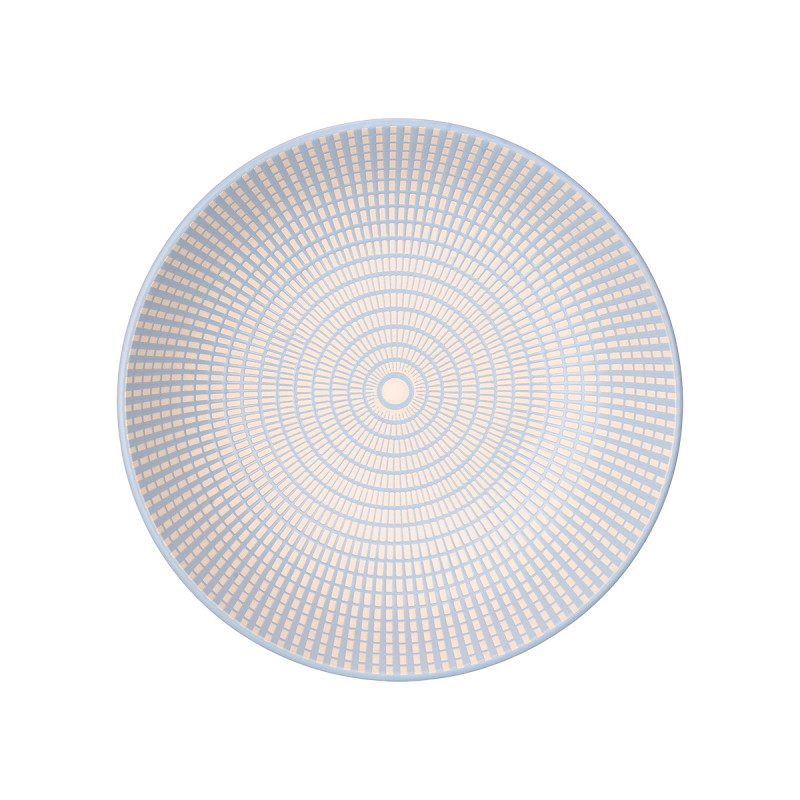 PLATO HONDO 20,5 CM GRABADO AZUL