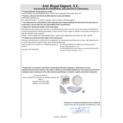 PIATTO FONDO 20,5 CM INCISO BLU 