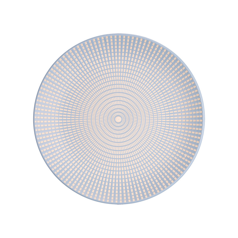 ASSIETTE PLATE 27 CM  GRAVÉE BLEU