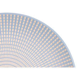 DINNER PLATE ENGRAVED LIGHT BLUE 27 CM