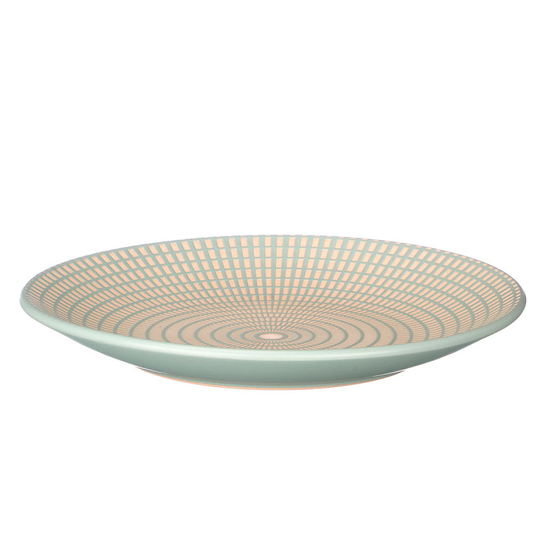 ASSIETTE À DESSERT 20,5 CM GRAVÉE VERTE