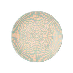 PRATO SOBREMESA 20,5CM GRAVADO VERDE