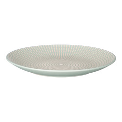DINNER PLATE ENGRAVED GREEN 27 CM