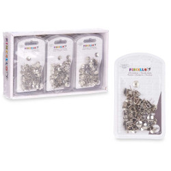 SET 100 METAL PUSHPINS