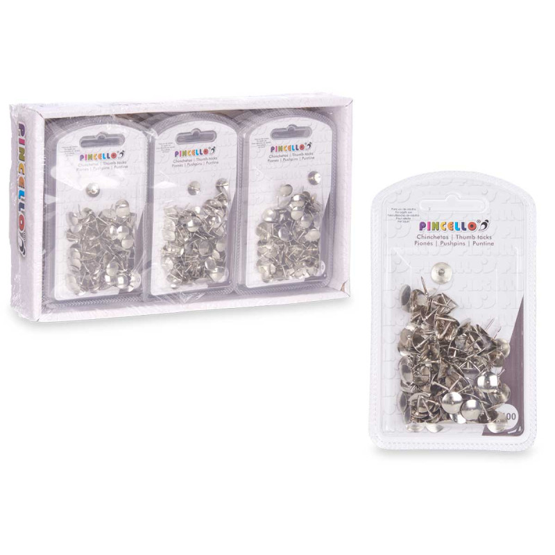 CONJ 100 TACHAS MATALICAS