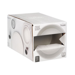 PLATO HONDO 15 CM LISO GRIS