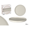 SMOOTH DINNER PLATE 26 CM GREY