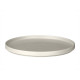 PLATO LLANO 26 CM LISO GRIS