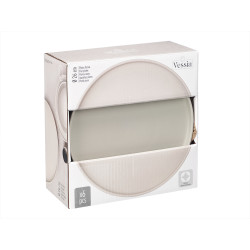 ASSIETTE PLATE 26 CM  LISSE GRIS