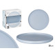 PIATTO DOLCE 20 CM LISCIO BLU 