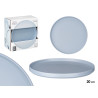 PIATTO DOLCE 20 CM LISCIO BLU 