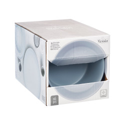 ASSIETTE CREUSE 15 CM LISSE BLEU