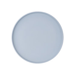 PRATO RASO 26 CM LISO AZUL