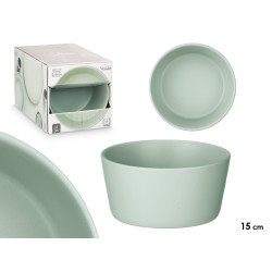 SMOOTH SOUP PLATE 15 CM GREEN