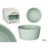 PIATTO FONDO 15 CM LISCIO VERDE 