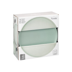 ASSIETTE PLATE 26 CM  LISSE VERTE