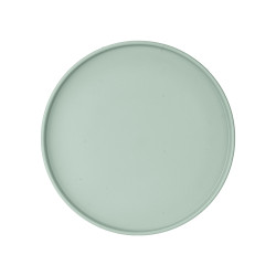 PLATO LLANO 26 CM LISO VERDE