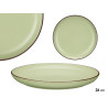FLAT PLATE 26CM OLIVE GREEN