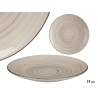 PIATTO DOLCE 19 CM SPIRLE GRIGIO