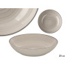 SOUP BOWL 21CM GRAY SPIRAL