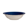 PLATO HONDO GRES AZUL BORDE 21CM