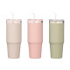 DOUBLE LAYER GLASS 900 ML ASSORTED 3 COLOURS