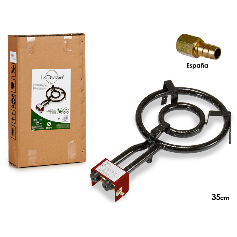 DOUBLE BURNER 350MM COOKER