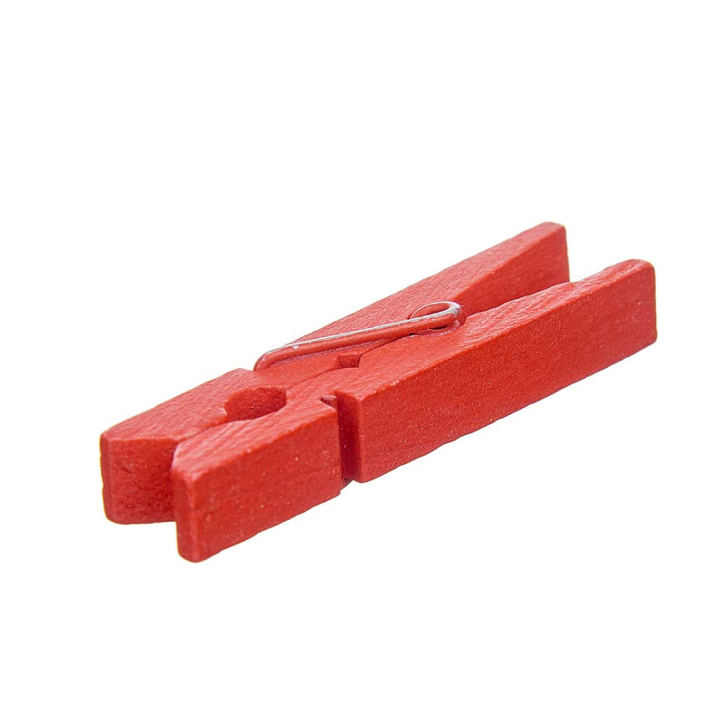 SET 8 PINZE LEGNO MULTICOLORE GRAN