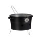 35CM BLACK PORTABLE BARBECUE BUCKET  